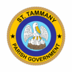 Official seal of the St Tammany Parish government representing a government entity In-Telecom proudly serves.